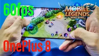 Тест OnePlus 8 Mobile Legends 60 кадров в секунду