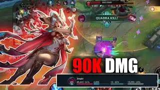Wild Rift | Hard Carry Xayah 90K Dmg | Sovereign Adc