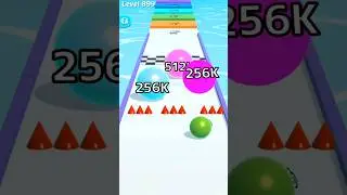 256K Pink Ball Unlocked! 🌸 Rare Moment in Ball Run Infinity Short 🔥 #ballgameshub