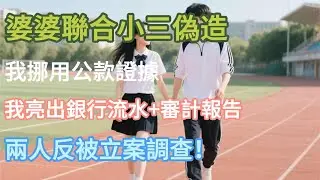婆婆聯合小三偽造我挪用公款證據，我亮出銀行流水+審計報告，兩人反被立案調查！#小说推文 #婚姻 #故事頻道 #情感 #情感故事