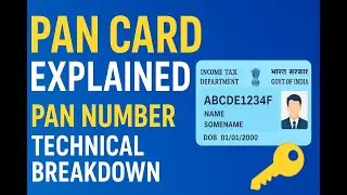 PAN Card Kya Hota Hai? | PAN Card Technical Details Explained |PAN Number  | Income Tax PAN Guide