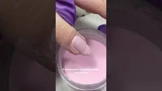 Титановый маникюр/ Пудровый ногти/ маникюр для аллергиков