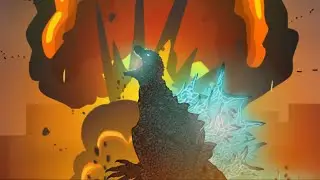 Godzilla Minus One Atomic Breath animation | Godzilla Fan animation