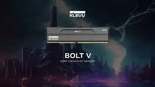 KLEVV Bolt V DDR5 Gaming RAM | Up to 6800MT/s, Low Latency CL28, Ultra-Low Profile