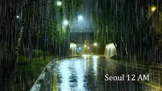 Let Go of Overthinking Tonight with Gentle Rain | Deep Sleep Sounds | Quiet Park Ambience