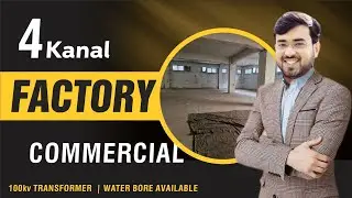 Factory 4 Kanal Ready-Made for Rent | 100 kV Transformer | Prime Industrial Location #foryou