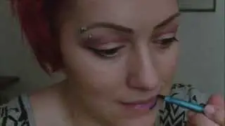 Soft Valentine's Day Look with Bold Lip