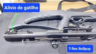 Regulagem gatilho T-Rex Bullpup para precisão, e lubrificação do sistema de disparo