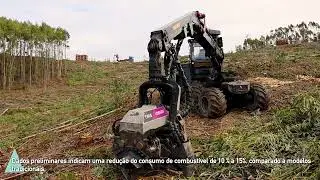 Harvester Logset Hybrid integra roadmap da descarboniza&ccedil;&atilde;o do setor florestal - Agenda transForm