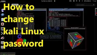 How to change kali linux password ?