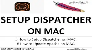 Dispatcher #4 | Setup AEM Dispatcher on MAC
