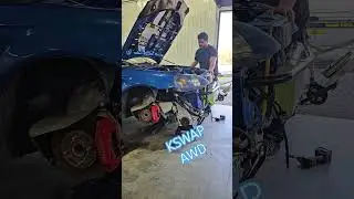 civic k24k20 swap AWD #awd #racing #honda #kswap #civicawd #bluek #S1Built #kswaptheworld