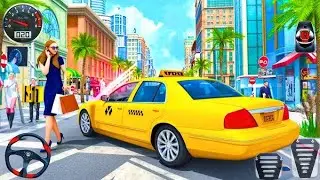 US Cab Taxi Driver Simulator 3D -Real Prado Car Driving In Open The World City : Android Gameplay