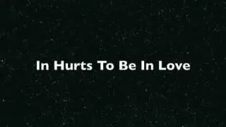 It Hurts To Be In Love Cover