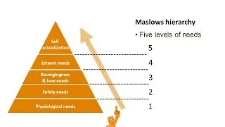 Maslow's hierarchy of needs; helps you find the motivation level in your company