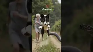 Unbelievable Loyalty ❤️🐕 | Border Collie vs Snake Rescue Story #herodog  #dogvssnake