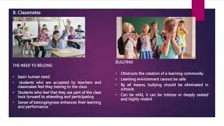 HUMAN ENVIRONMENTAL FACTORS AFFECTING MOTIVATION AND THE CLASSROOM CLIMATE AN  (SEL)