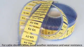 Application of Cable Identification Heat Shrink Sleeve