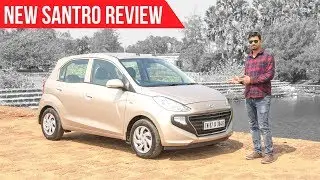 2018 Hyundai Santro Drive Review In Hindi, Mileage Test