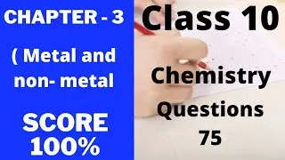 Class 10 | Chemistry Practice Question #75 | #board metal and non metal #MCQS mcqs #Question #Shorts
