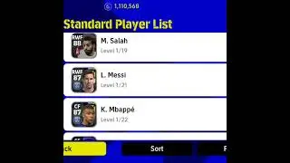 I Purchased Lionel Messi On eFootball 2022 #efootball #pes #shorts #ytshorts #pesmobile