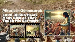 Miracle in Gennesaret: LORD JESUS Heals Many Sick as They Touch His Garment #jesusthemessiah #jesus
