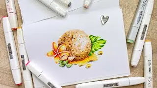 How to draw with Copic markers #shorts #markertutorial #markerdrawing #copicdrawing