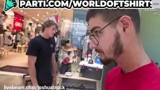 🔴LIVE- JOSHUA BLOCK (WORLD OF T SHIRTS)