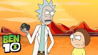 Rick y Morty ROBAN el Omnitrix de Ben 10 😱 | Parodia Animada