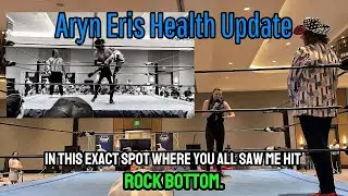 Rampage Wrestling Sole Survivor 2 - Aryn Eris gives health update #independentwrestling Abilene, Tx