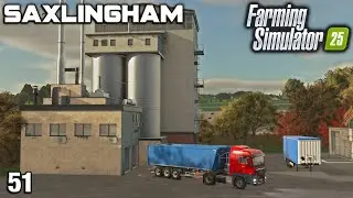 AT LAST THE CEREAL PRODUCTION BEGINS! Saxlingham FS25 Ep 51