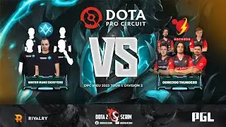 Water Rune Enjoyers vs Ooredoo Thunders - DPC WEU 2023 Tour 1: Division II - Game Highlights - BO3