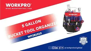 WORKPRO 5-Gallon Bucket Tool Organizer | Your Tool Storage Solution!