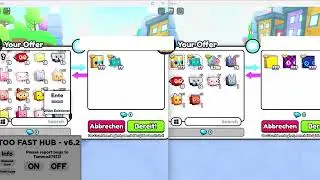 TRADE SCAM SCRIPT 🔥 PET SIMULATOR 99 victim + scammer POV   TOO