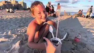 Chef Max is making shakes at the beach 🏖