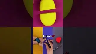 Iconic Bean Shape: Claymation Fun with Fine Clay! #shorts