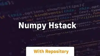 numpy hstack