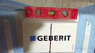 Geberit flush tank installation with wallhung point settings #plumbing #plumber #viral #inspiration 