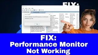 [FIX] Performance Monitor Not Working (Troubleshooting for Windows)