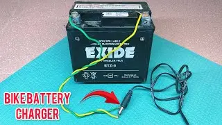 12v adapter দিয়ে 12v battery chage কিভাবে দেবো ✅ | how to charge 12v battery with 12v adapter 