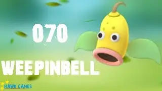 Weepinbell caught - Generation 1 Pokedex 070 - Pokemon GO [No Hack]