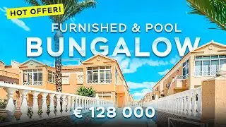 🔥 HOT OFFER 🔥 Bungalow in Torrevieja Furnished & large Terrace, swimming pool | Real Estate Alegria