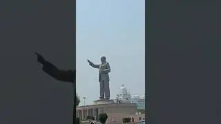 Dr. B. R. Ambedkar statue || hyderabad...!! #shorts #fyp #viralvideo #bhimjayanti #ambedkarstatue