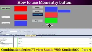 How to Use Momentary Button  | FactoryTalk View SE with Studio 5000 | Rockwell Software
