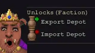 Export Depot Tutorial, automatic trade in Songs of Syx V71