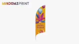 Feather Flags &ndash; How to Assemble a Classic Alu Flag Bend? | Step-by-Step Setup | Window2Print