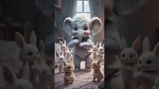 Cute elephant epic dance in night suit #cute #cuteanimal #shortsfeed #elephant #aww #ytshorts