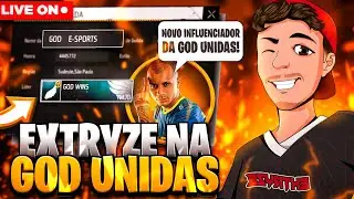 💙 AGORA SOU GOD UNIDAS 💙 | 💙 4X4 APOSTADO E RANQUEADA 💙| FREE FIRE AO VIVO | Ter&ccedil;ouuu 🤪