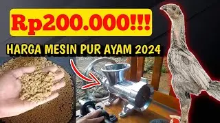 Rp200RIBU!!! INFO HARGA MESIN PUR AYAM TERBARU 2024