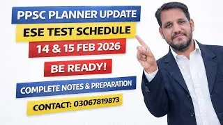 ESE Test Date 14_15 Feb Schedule | Test Notes Preparation | Be Ready 